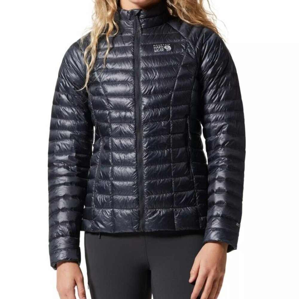 Mountain Hardwear Ghost Whisperer 2 Women's Down Jacket NEW Blue Slate Large